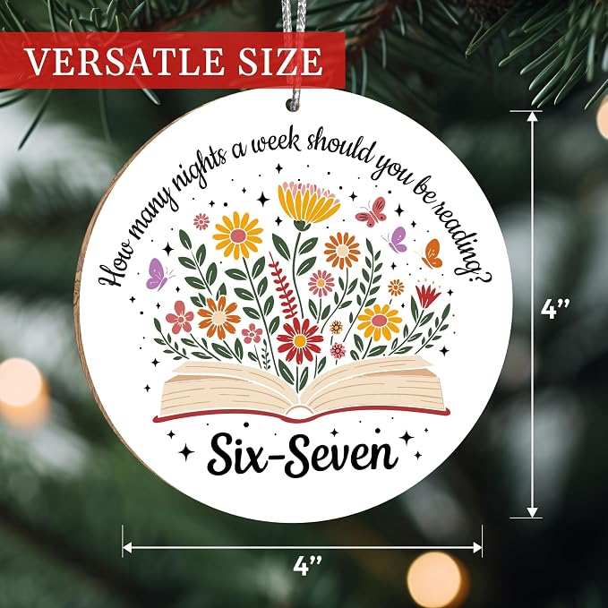 Sensemory Book Christmas Ornament 2025 Faux Stained Glass, Tree Decor Ornaments - Image 3