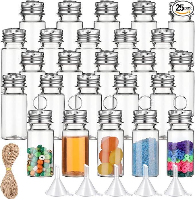 Bokon 25set 10ml Mini Plastic Bottles by Bokon
