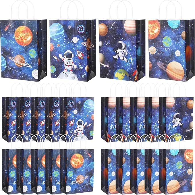 Gaillty 24 Pcs Outer Space Party Favor Bags Galaxy Goodie Gift Bags by Unknown