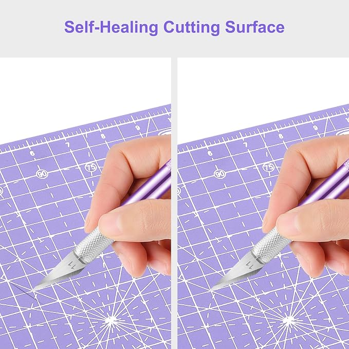 Headley Tools 12"x12" Rotating Cutting Mat, Self Healing Mat - Image 6