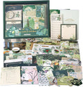 Draupnir Scrapbooking Supplies Kit, Vintage Botanical Aesthetic Scrapbook Kit by Draupnir