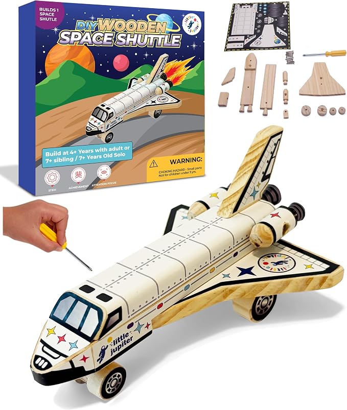 DIY Build Your Own Space Shuttle Toy Model by LittleJupiter