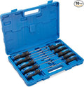 ROTATION Torx Screwdrivers Set 10-Piece, Magnetic Black Finished Tip with Center Hole, Professional Cushion Grip Screwdriver Set with High Torque