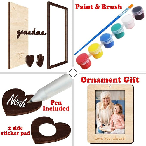 10" Hands Down Best Grandma Ever DIY Handprint Gifts - Image 2