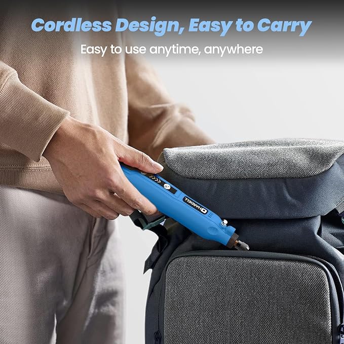 HARDELL Cordless Rotary Tool Kit Mini Rotary Tool - Image 6