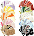 Floral Scrapbook Paper Set, 160 Sheets, 10 Color Themes, Textured Paper and by DOLEEYAE