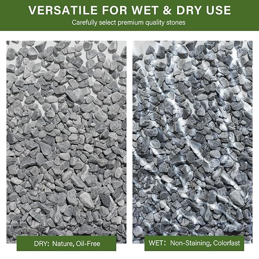 NUPICK 12 lbs Pebbles for Indoor Plants, 3/8 Inch Pea Gravel for Fish Tank - Image 7