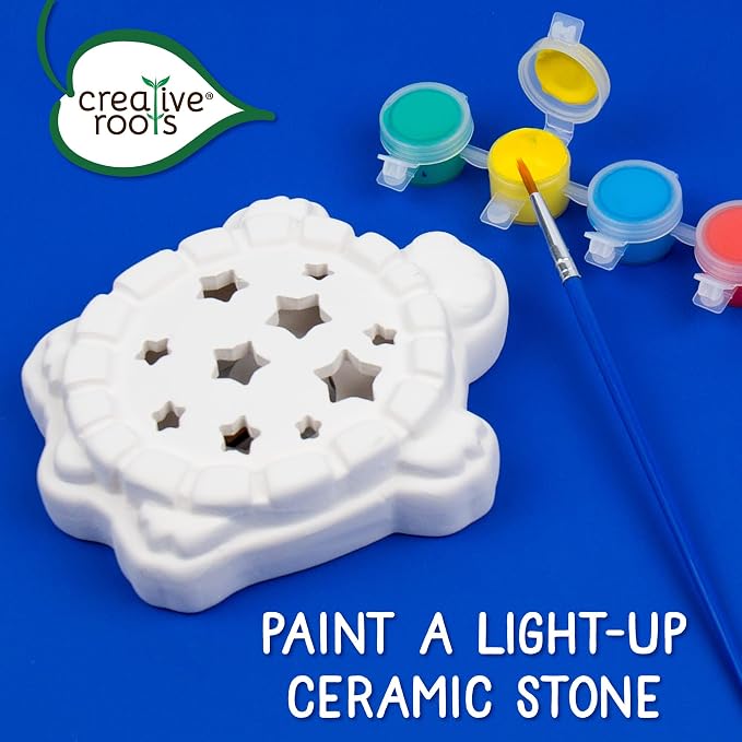 Creative Roots Mini Light Up Turtle Stepping Stone - Image 2