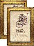 16x24 Picture Frame with Real Glass set of 2, Vintage Frames by TKYGU