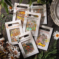 Dizdkizd Holographic Flower and Leaf Sticker Set, 240 Foil Gold Botanical by Dizdkizd