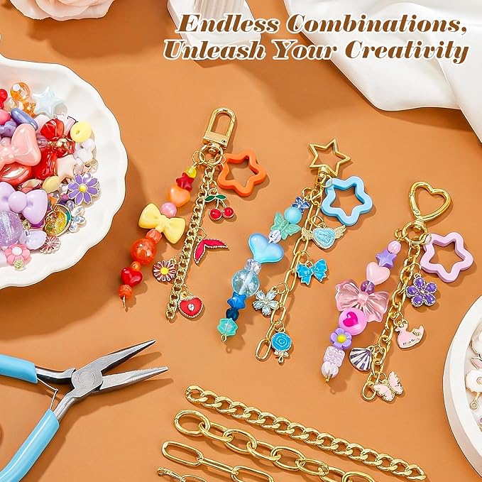 Ecoofor 364 Pcs Keychain Making Kit - Image 3