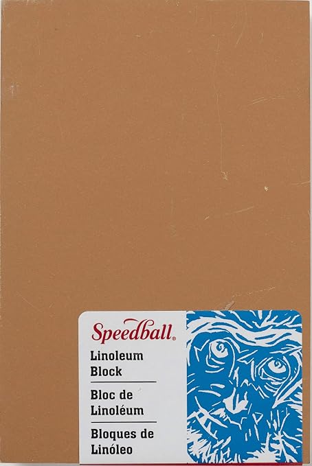 Speedball 4308 Premium Mounted Linoleum Block – Fine, Flat Surface - Image 2