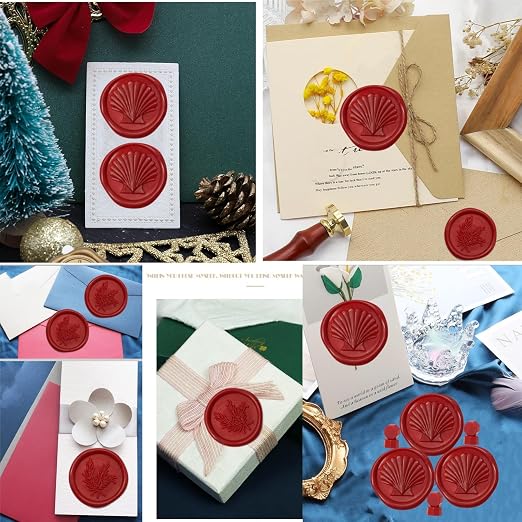 300 Pcs Red Sealing Wax Beads, Refilling Octagon Wax Seal Beads - Image 5