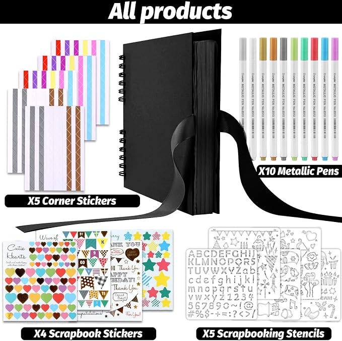 GOTIDEAL 80 Pages Scrapbook Album - Image 2
