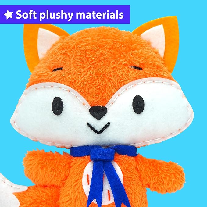 KRAFUN Fox Sewing Kit for Kids Ages 8-12 - Image 6