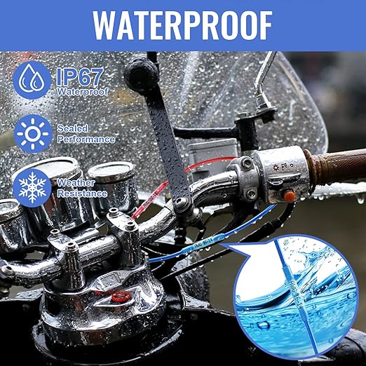 Qibaok 200 PCS Heat Shrink Butt Connectors, Waterproof Insulated Electrical Wire Crimp Connectors Butt Splice Terminal for Automotive Marine Boat Truck Trailer Stereo