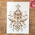 TIAMECH A4 Reusable Damask Stencil by TIAMECH