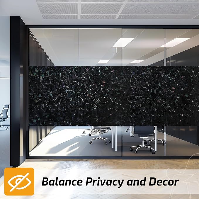 LUTE Blackout Window Film, Sun Light Blocking Window Film, 35.4" x 157.4" | - Image 7