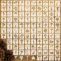 Fainne 100 Pcs 2 Inch Stencils Small Stencils by Fainne