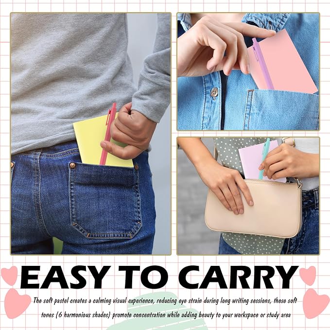 Sayglossy 60 Pcs School Pocket Journal Notebook Bulk - Image 5