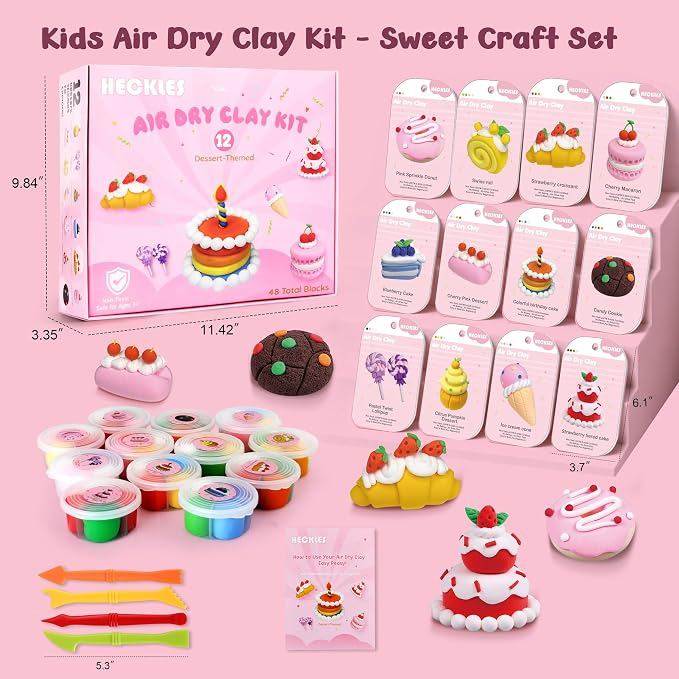 Air Dry Clay Kit for Kids 3-12 - Image 7