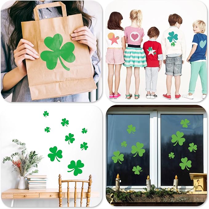 8 Pack St. Patrick’s Day Shamrock Stencil - Image 4