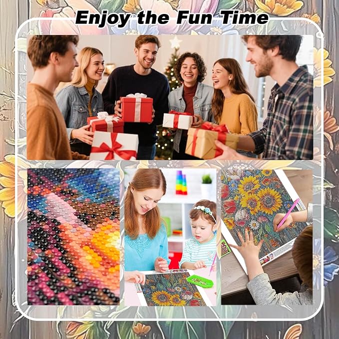 VeGuude Flowers Diamond Art Kits - Image 9