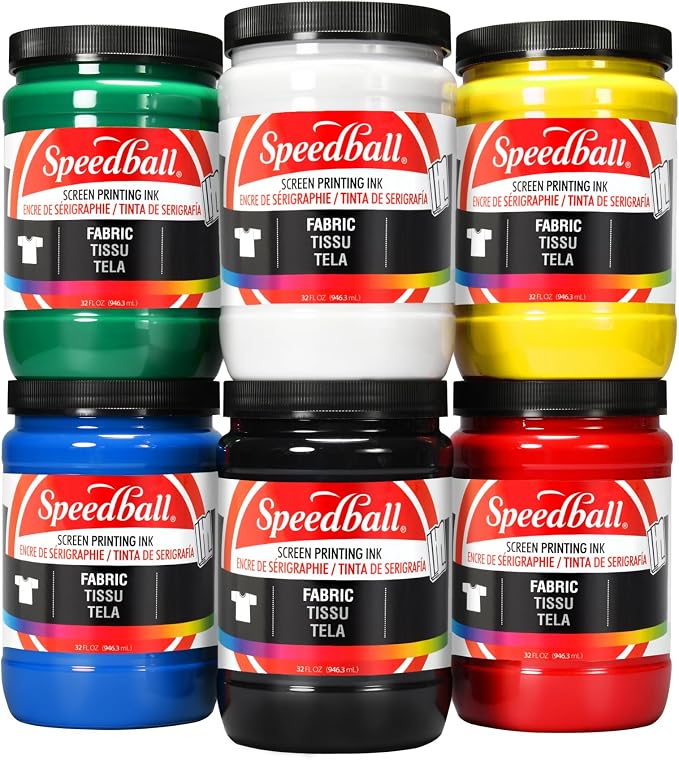 Speedball Fabric Screen Printing Ink Studio Set, 32-Ounce by SpeedballArt