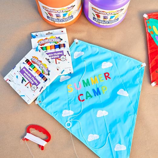 Colorations® Decorate Your Own Kite, Easy Crafts - Image 8