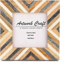 Picture Photo Frame Chevron Herringbone Art Inspired Vintage Table-Top/Wall by ArtworkCraft