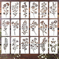 Flower Stencils for Painting, Floral Drawing Templates for Wood Wall Canvas by Felixcraft-DIYDreamscape