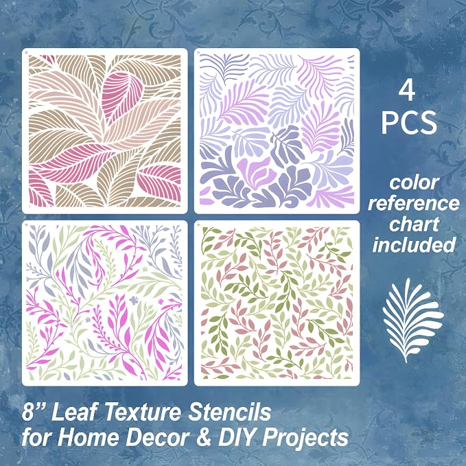 Wall Stencils for Painting Large Pattern, Exquisite Leaf Designs for Wall - Image 6