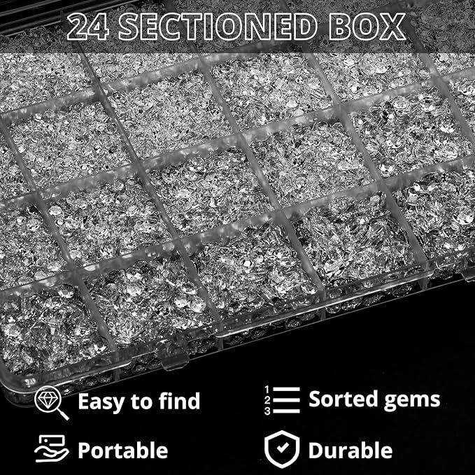 32000Pcs Transparent Rhinestones - Image 3