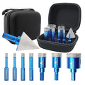 Tile Hole Saw Kit - BRSCHNITT Diamond Core Drill Bit Set 6/6/8/10/20/25/35mmDrill Bit &1 3/8" Diamond Chamfer Bit for Porcelain Tile Ceramic Marble Granite