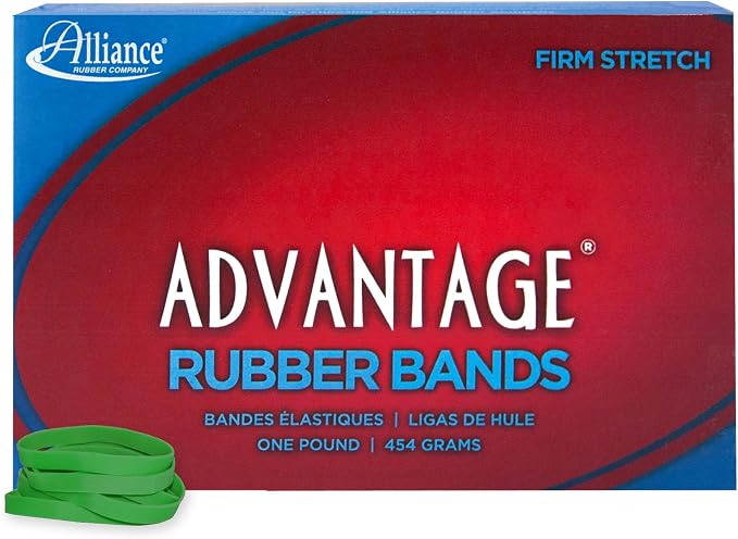 Alliance Rubber 66625 Advantage Rubber Bands Size #62, 1 lb Box Contains by Unknown