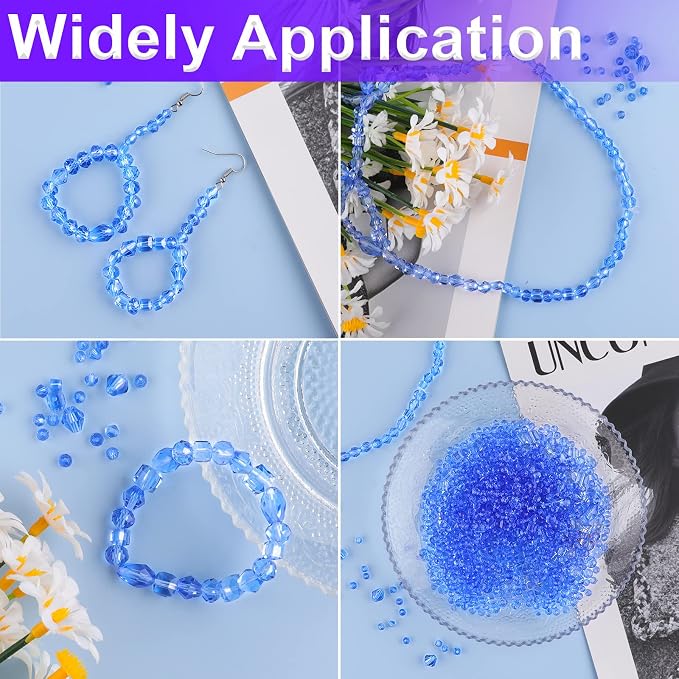 Crystal Beads, Rondelle Jewelry Beads - Image 4