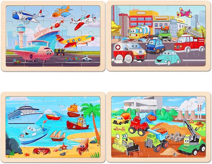 Wooden Educational Jigsaw Puzzles - Image 3