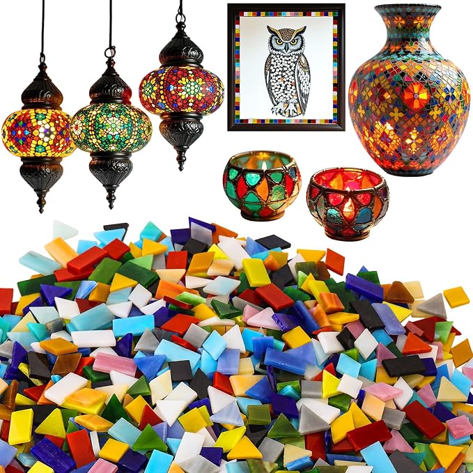 2400 Pcs Mosaic Tiles, Glass Mosaic Tiles - Image 9