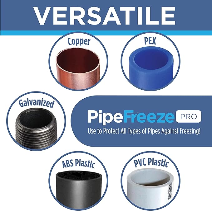 Radiant Solutions Company Intelligent Heat Tape for Water Pipe Freeze Protection - with GlowCap™, Built-in Thermostat, Tape Included, 10-yr Warranty, Heavy-Duty, Self-Regulating, 120V (3 Ft)