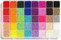 40 Colors 2mm Seed Beads, Craft and Bracelet Making by Unknown