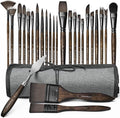 Fuumuui 26pcs Professional Paint Brush Set by FUUMUUI