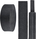 2 in 1 Heat Shrink Braided Sleeving Fabric Tubing-Ideal fit Irregular Shape Hose/Cable/Wire (1-1/8"(29mm), 32FT)