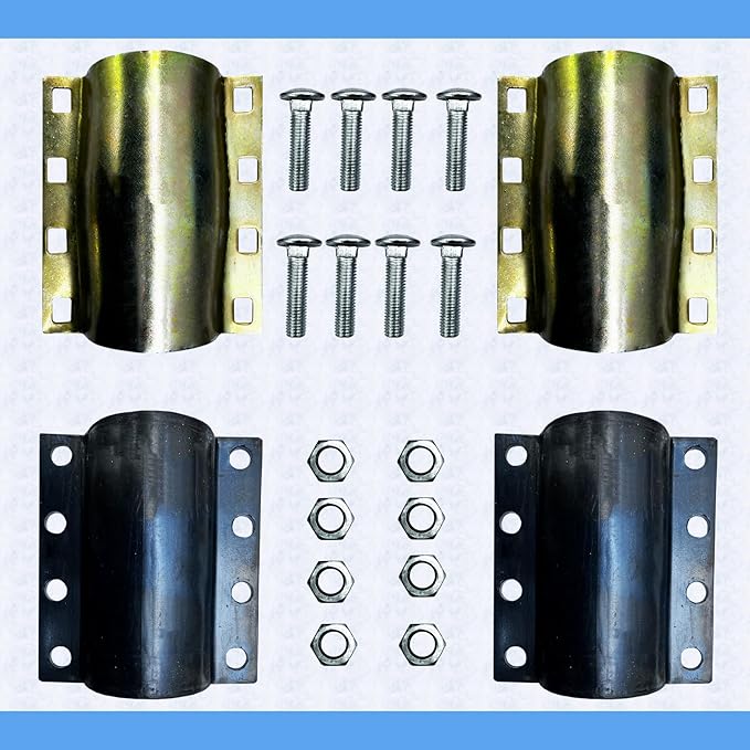 Water Pipe Repair Clamp for 2-1/2 inch Pipe(OD of Applied Pipe is 3 inch),Leak Sealer for Pipes and Plumbing,Length 7.09 inch,Suitable for Steel Pipe,Iron Pipe and PE/PPR Pipes.