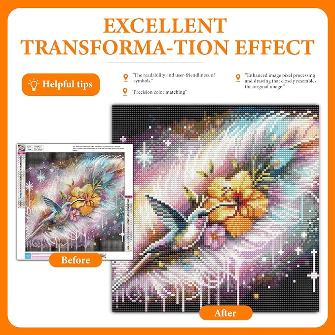 Offito Hummingbird Diamond Art Kits - Image 2