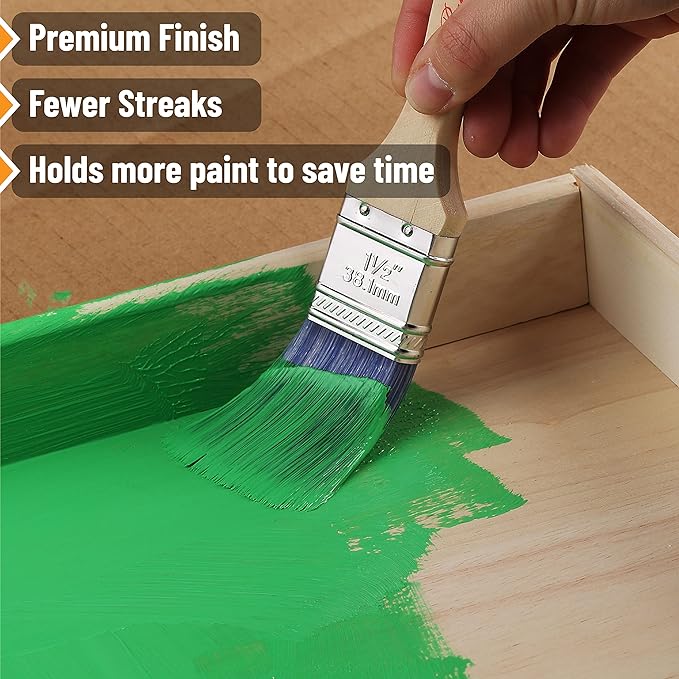 Bates 3-Inch Angle Paint Brushes - Image 4
