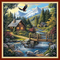 Joyhoor Cross Stitch Kits for Beginners Stamped Cross-Stitch Supplies by JoyhoorCrossStitchKits