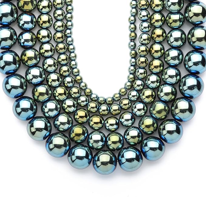 Zenkeeper About 180 Pcs Green Hematite Beads by Zenkeeper