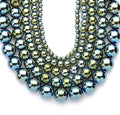 Zenkeeper 108Pcs Green Hematite Stones Beads Spacer Loose Beads Bulk by Zenkeeper