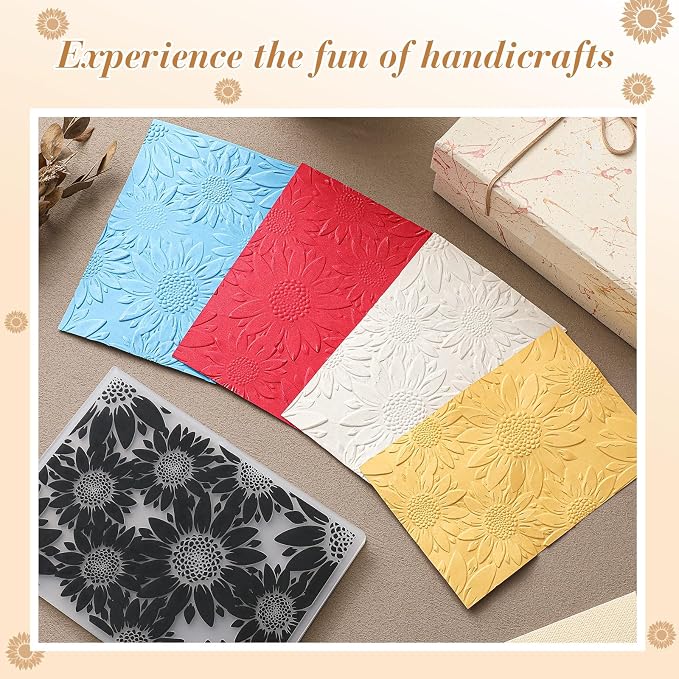 Geiserailie 1 Pcs Embossing Folders 2d/3D Embossing Machine Template Paper Card - Image 4