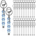 Tondiamo 24 Pcs Beadable Keychain Bars Bulk Beads by Tondiamo